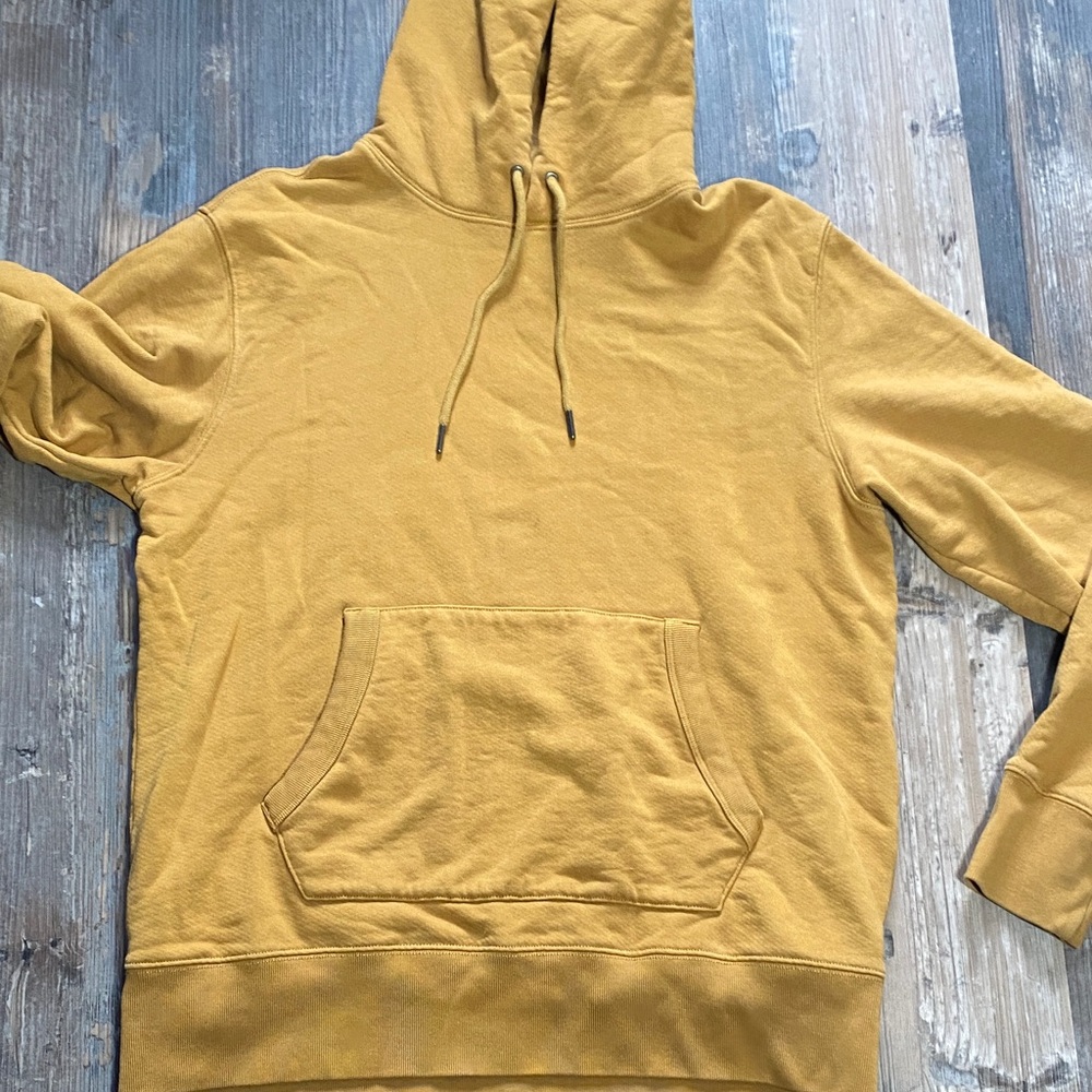 Madewell french terry yellow ochre Hoodie